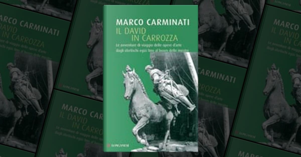 Grafica con la seconda copertina de "Il David in carrozza"