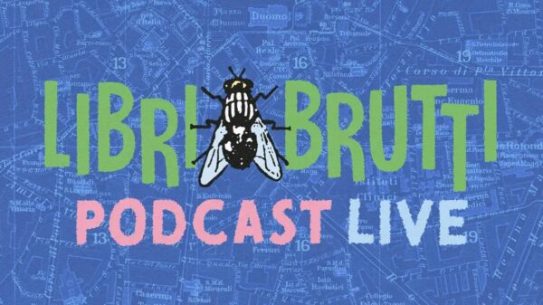 Grafica delle puntate live del podcast di "Libri Brutti"