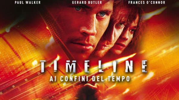Grafica pubblicitaria del film "Timeline"