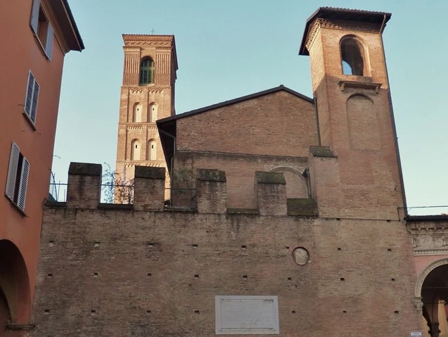 Una parte delle mura del Milla in Piazza Verdi
