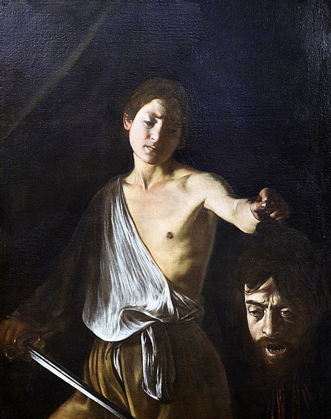 Davide con la testa di Golia - Caravaggio 1607