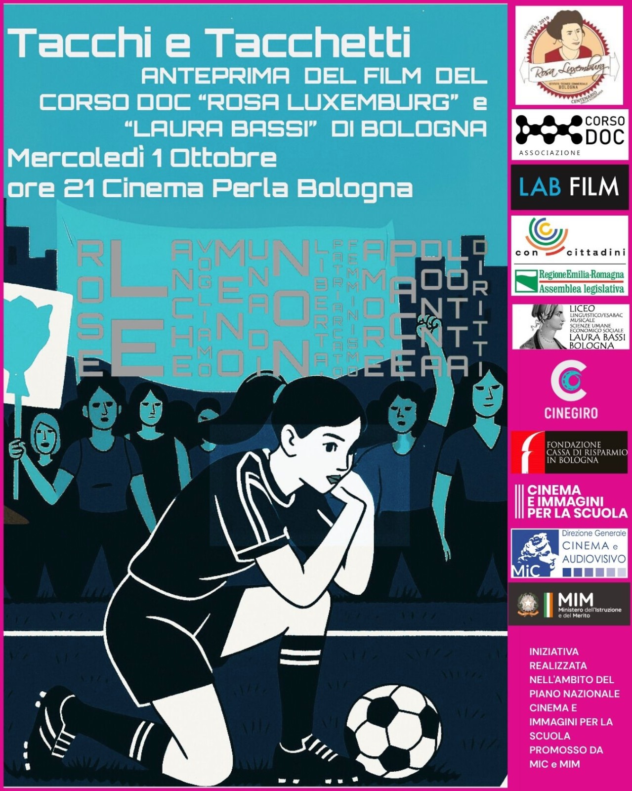 La locandina di "Tacchi e Tacchetti" (©"Tacchi e Tacchetti")