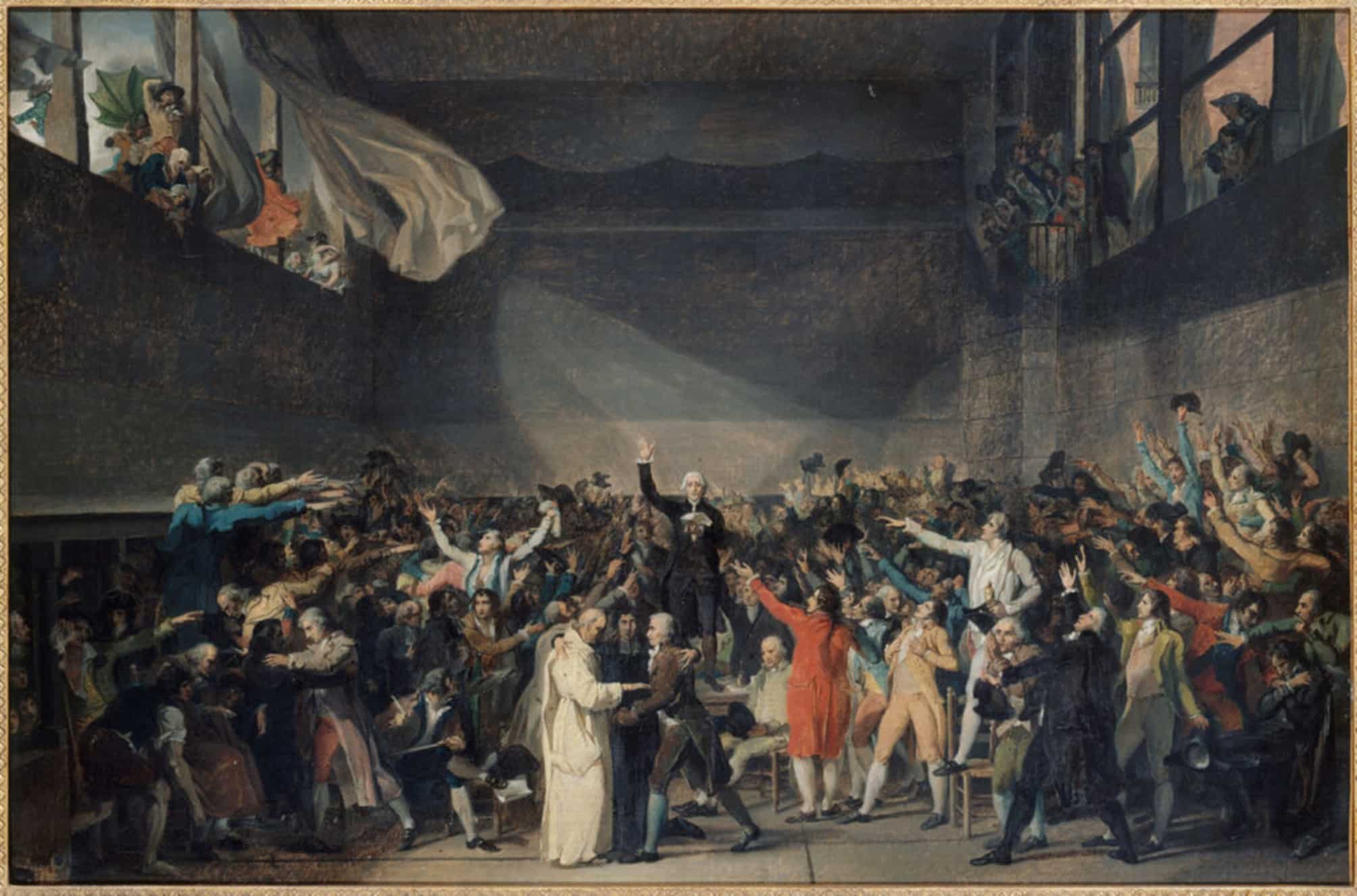Le Serment du Jeu de Paume, le 20 juin 1789 - Jaques-Louis David 1791