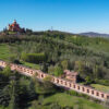Panorama del Portico di San Luca e del colle della Guardia di Bologna