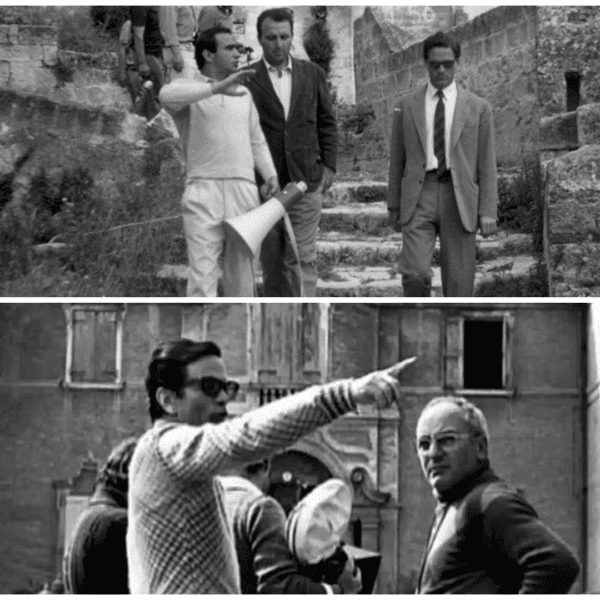 Pier Paolo Pasolini sul set (©Pier Paolo Pasolini)