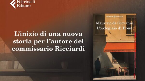 Pubblicità del libro "L'Orologiaio di Brest"