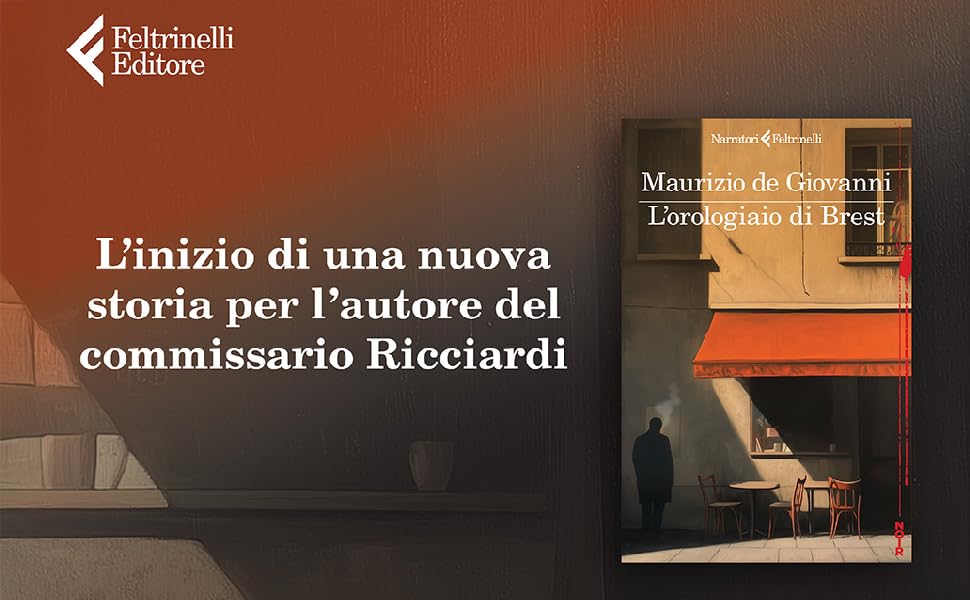 Pubblicità del libro "L'Orologiaio di Brest"