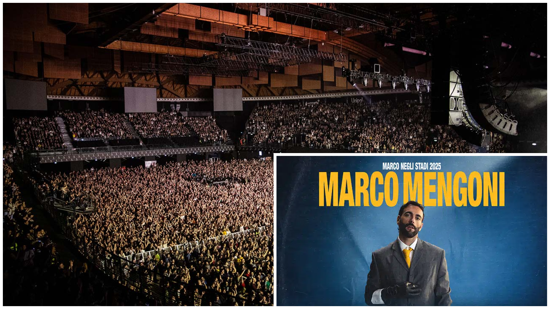 Marco Mengoni all?Unipol Arena di Bologna (©Marco Mengoni)