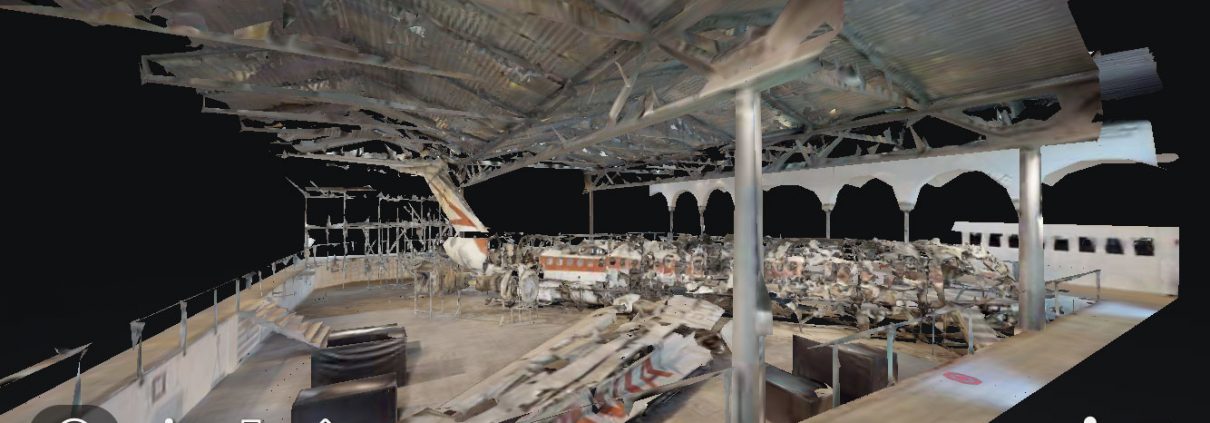 Il relitto della Strage di Ustica (©Strage di Ustica)