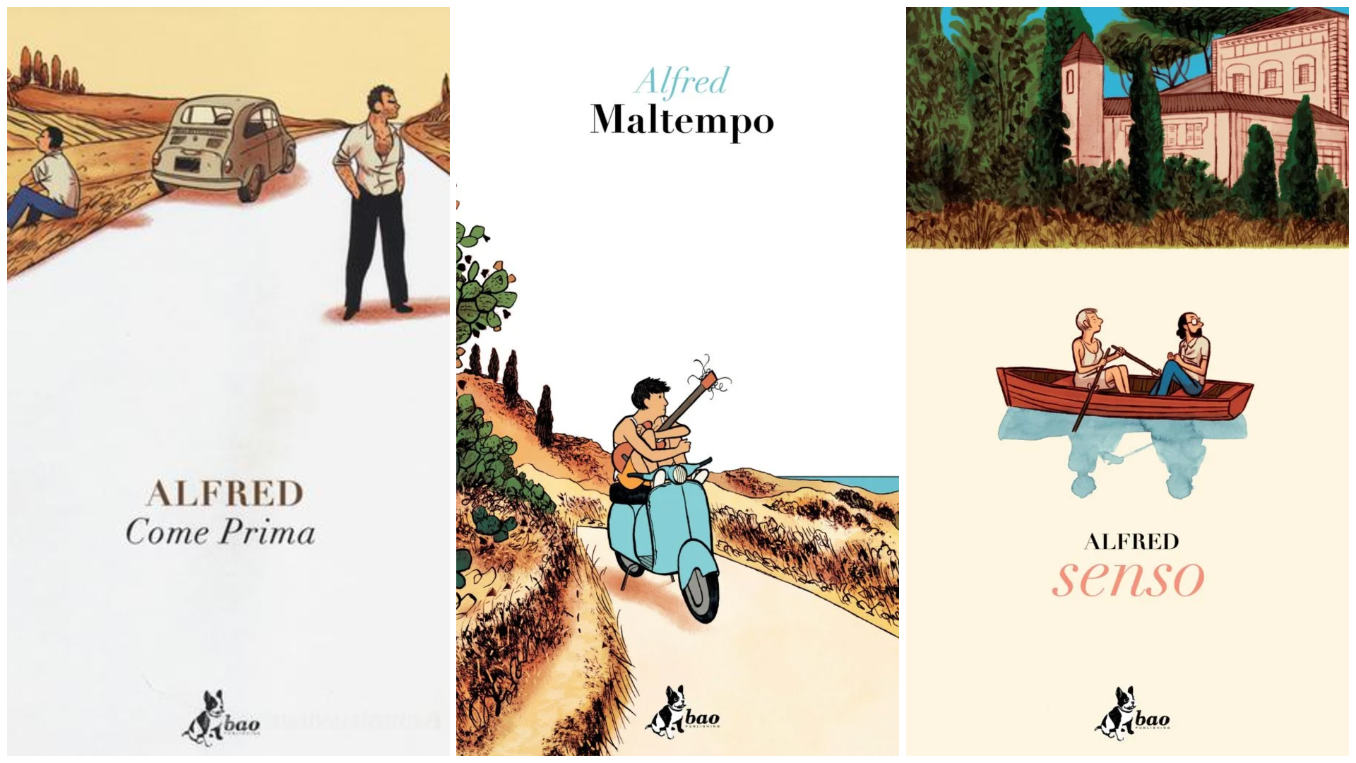 La trilogia italiana di Alfred (©Alfred)