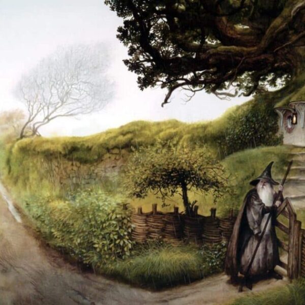 Gandalf davanti a Casa Baggins
