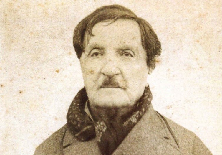 Foto del Conte Cesare Mattei a 80 anni