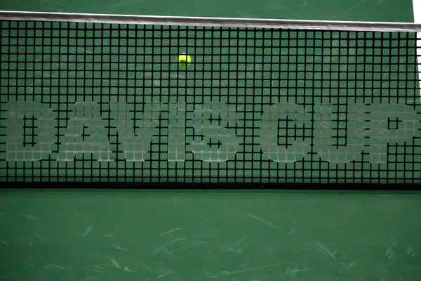 Madrid, Spagna-25 novembre 2021: Gara di Coppa Davis tra Svezia e Canada al quartiere fieristico Casa de Campo di Madrid — Foto di Musiu0