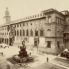 Palazzo D'Accursio e il Nettuno in una foto di fine 800 (Wikipedia)