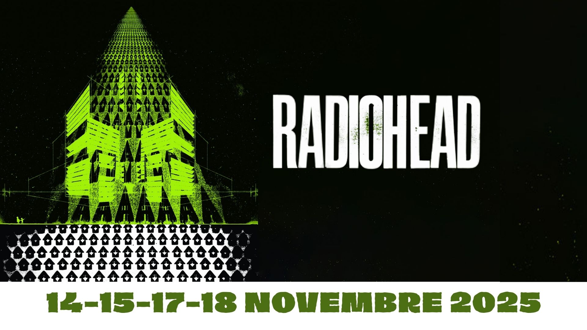 Radiohead all'Unipol Arena (©Radiohead)