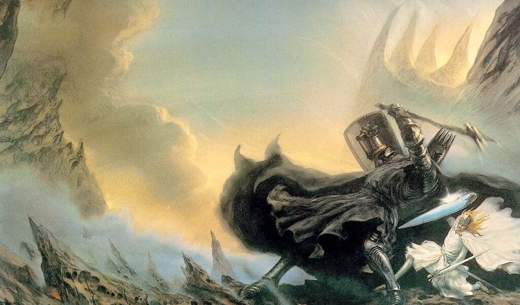 Caduta di Fingolfin di John Howe