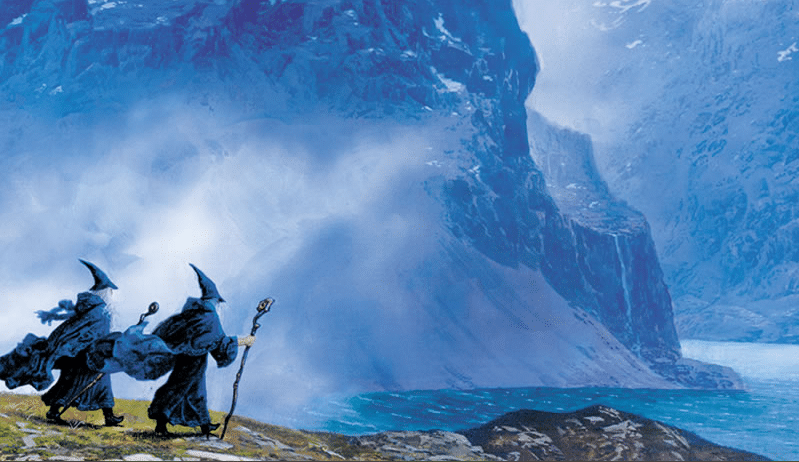 Immagine fantastica dei due Stregoni Blu