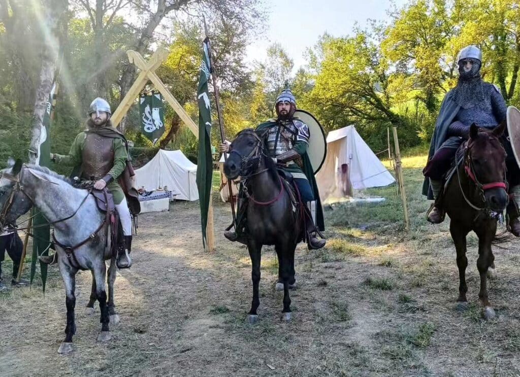 Rievocatori tolkeniani "Eored of East Mark" presso la Contea Gentile