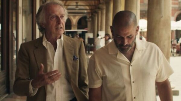 Luca Cordero di Montezemolo in una scena del film a Bologna (© Notorius Pictures)