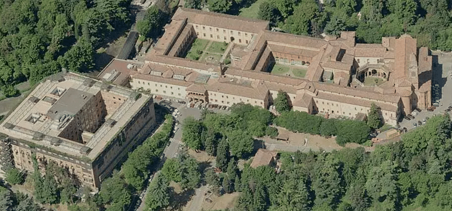 Veduta aerea dell'Istituto Ortopedico Rizzoli di Bologna