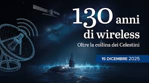 Locandina del convegno per il 130° anniversario del segnale senza fili di Guglielmo Marconi (©Marconi 150)
