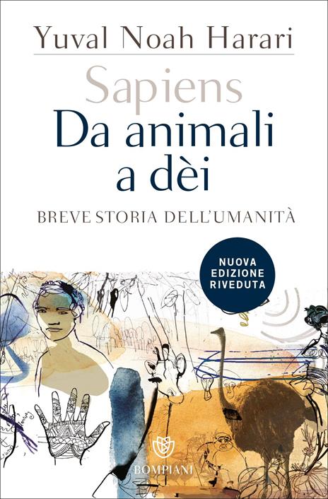 Copertina del libro "Sapiens Da uomini a dèi" di Yuval Harari