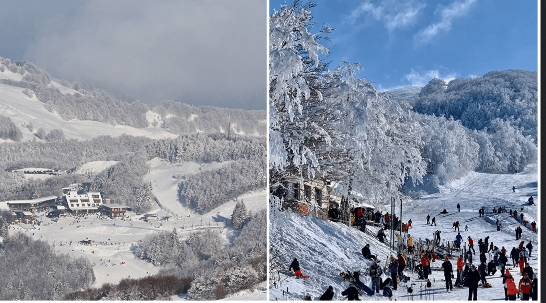 Monte Cimone e Corno alle Scale innevati (©Monte Cimone e Corno alle Scale)