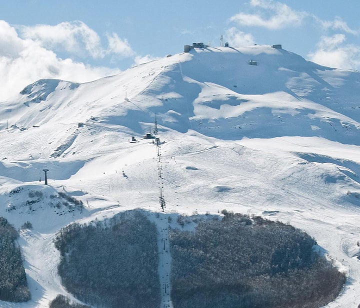 Monte Cimone innevato (©Cimone Sci)