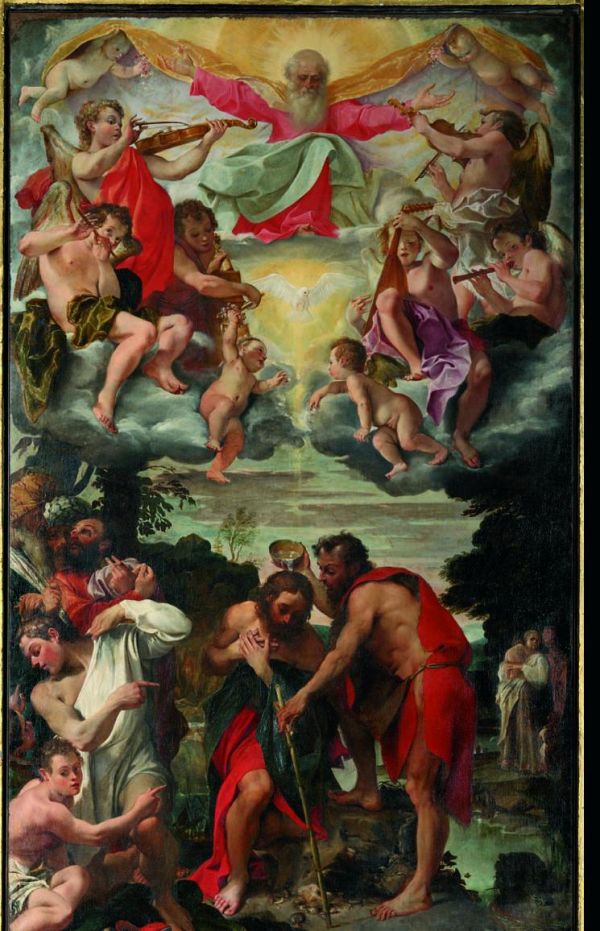 Battesimo di Cristo di Annibale Carracci