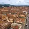 Veduta aerea del centro di Bologna