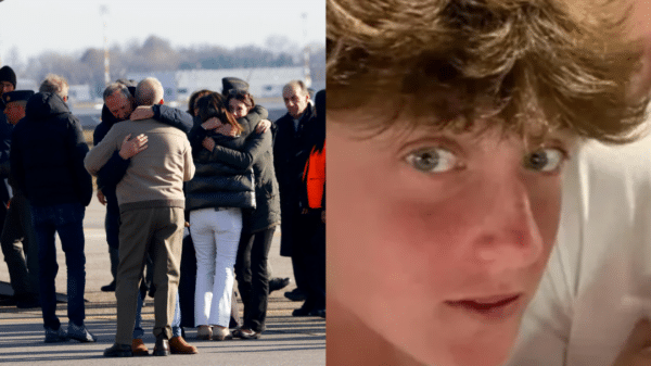 La salma di Giovanni Tamburi arrivata all'aeroporto di Milano Linate (©Giovanni Tamburi)