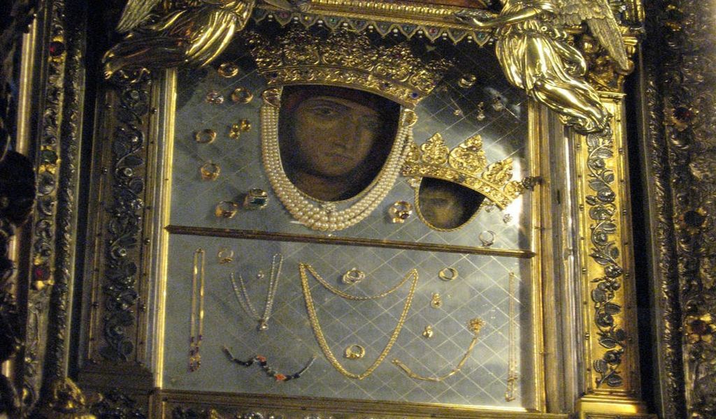 Particolare della Madonna di San Luca