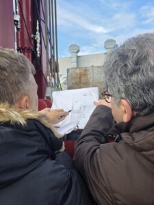 Prove tiraggio tralicci Garisenda (Fonte immagine: Comune di Bologna)