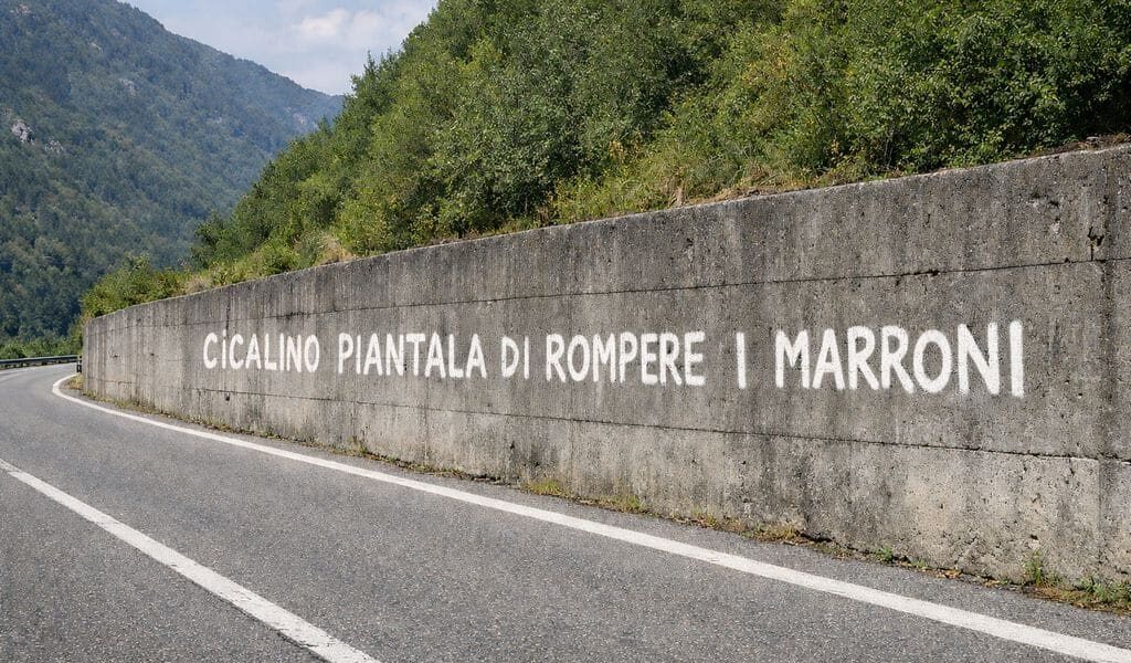 L'ipotetica scritta per "Cicalino" creata da ChatGPT