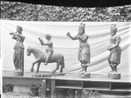 Statue lignee Orologio Astronomico di Bologna