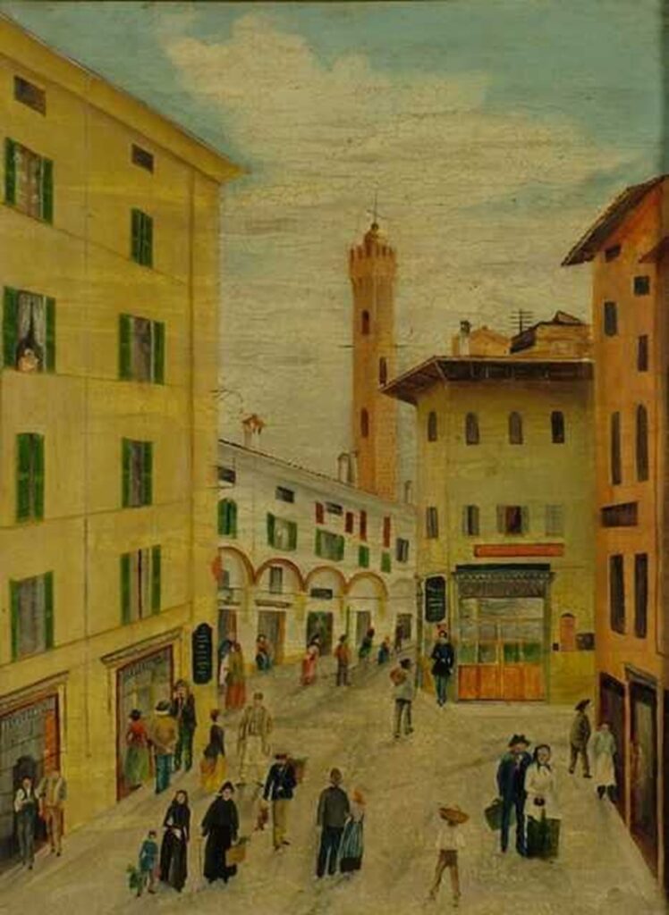 Il dipinto del "Quadrivio della Nunziatina"