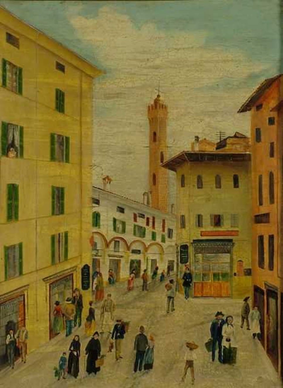 Il dipinto del "Quadrivio della Nunziatina"