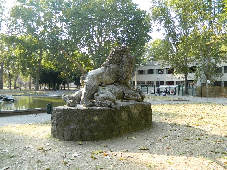 Una delle sculture all'Esposizione del 1888 (Sarti)