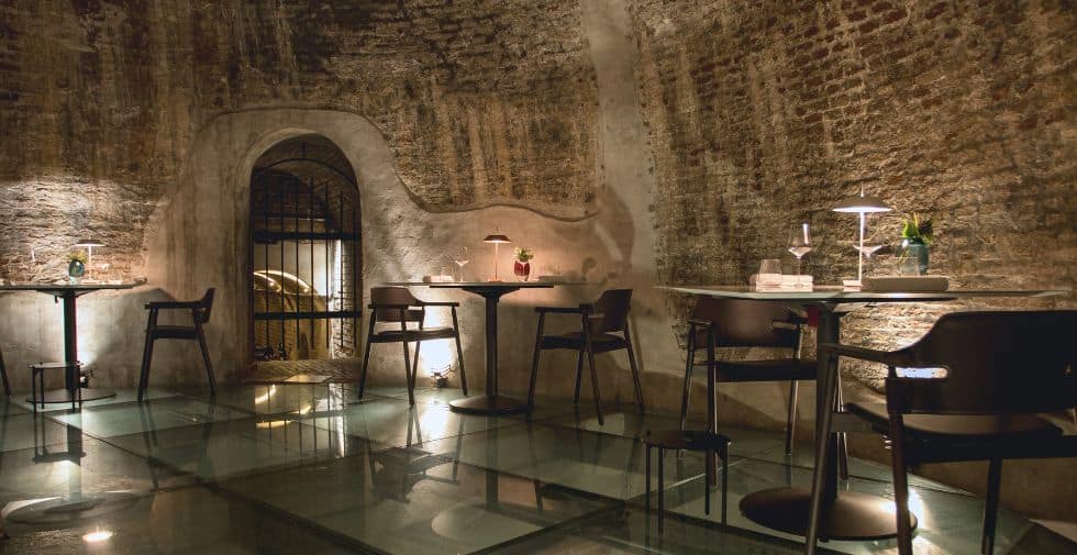 L'ex ghiacciaia della Rocca, oggi all'interno dell'hotel I Portici