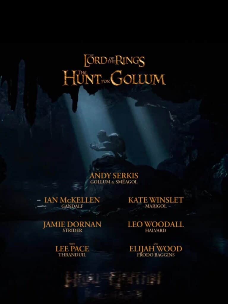 Cast de Il Signore degli Anelli La caccia a Gollum