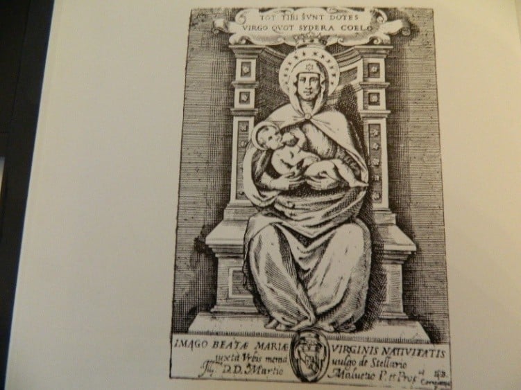 Disegno della Madonna dello Stellario di Bologna