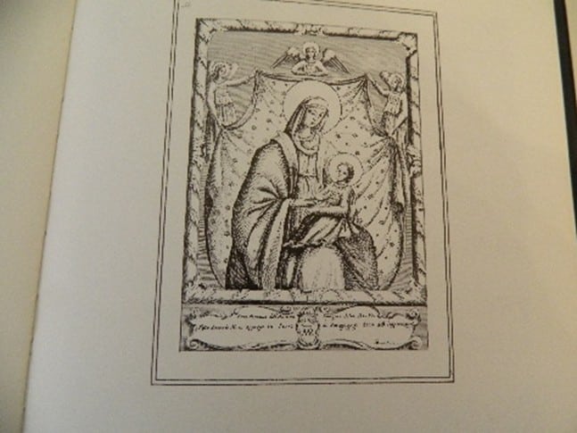 Disegno della Madonna dei Sabatini di Bologna