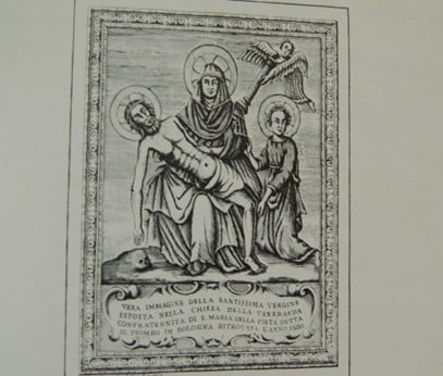 Disegno della Madonna del Piombo di Bologna
