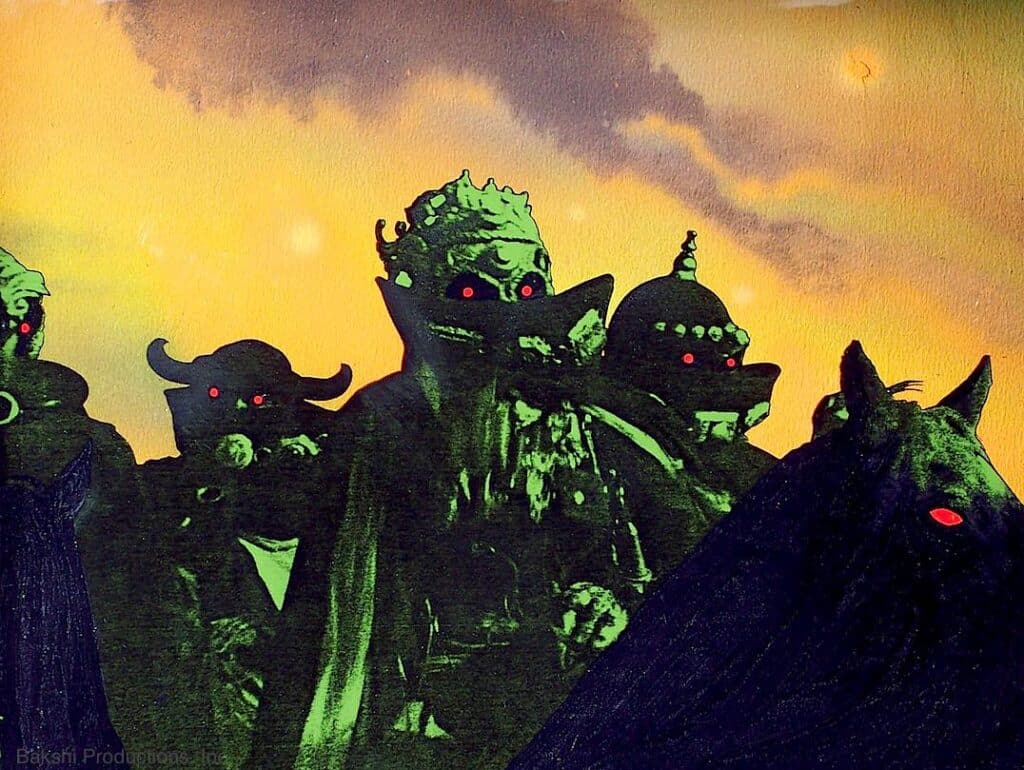 Nazgul da "Il Signore degli Anelli" di Bakshi