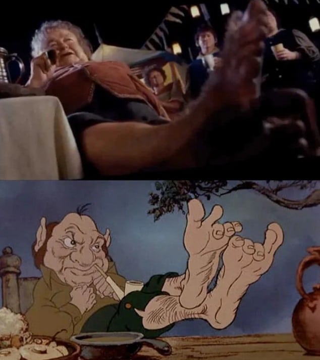 Le scene di Odo Tronfipiede a confronto