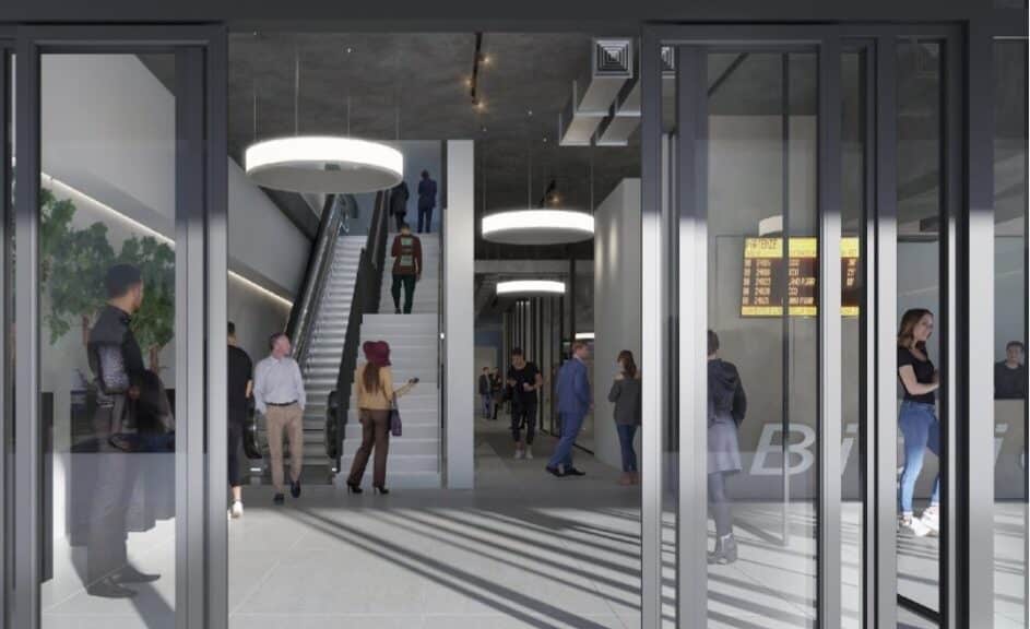 Modello di come sarà l'Autostazione di Bologna (©Comune di Bologna)