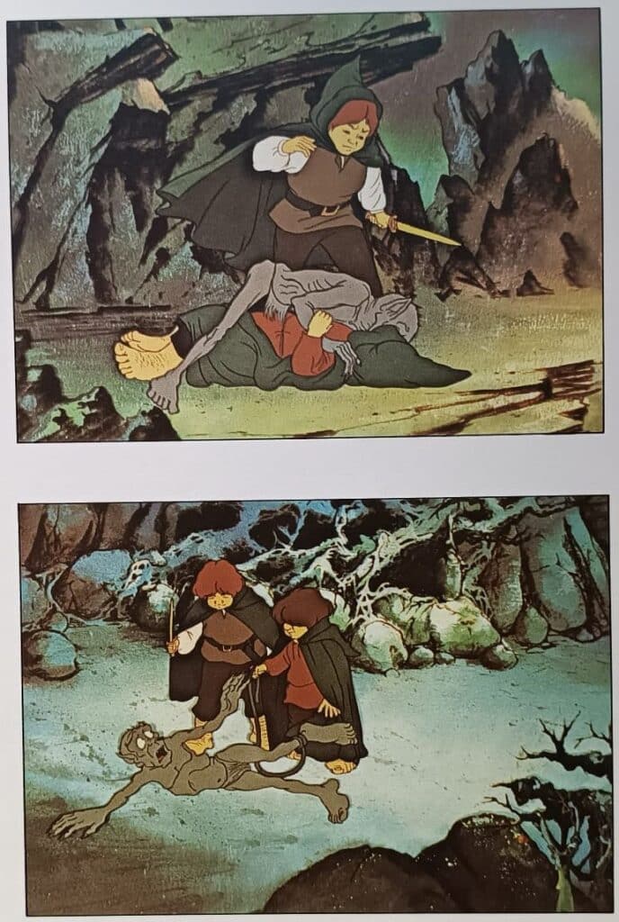 Cinealbum Signore degli Anelli - Cattura di Gollum