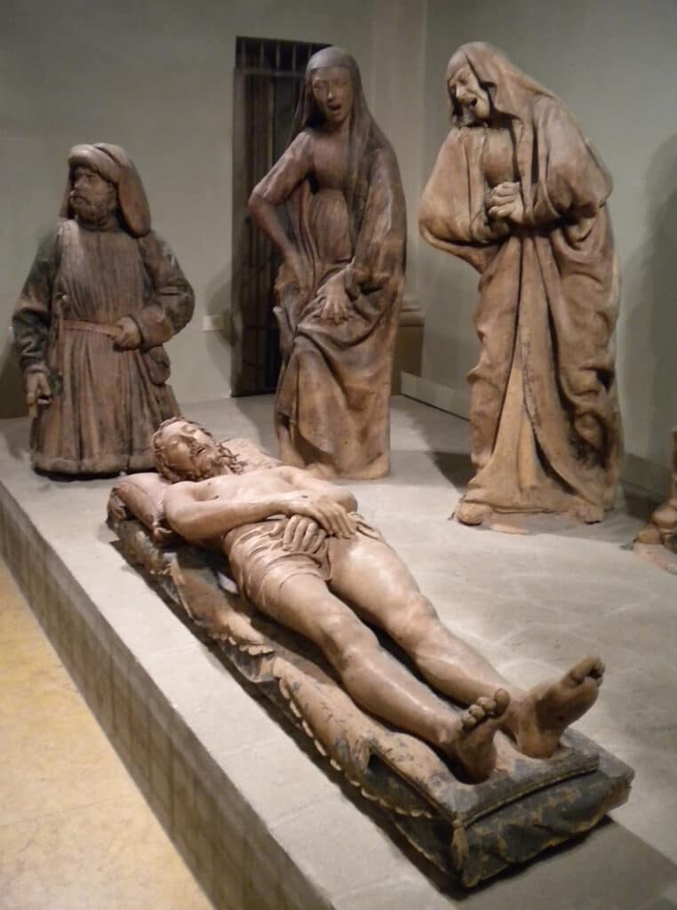 Compianto Niccolò dell'Arca, particolare (Wikipedia)
