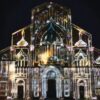 San Petronio illuminata dal videomapping