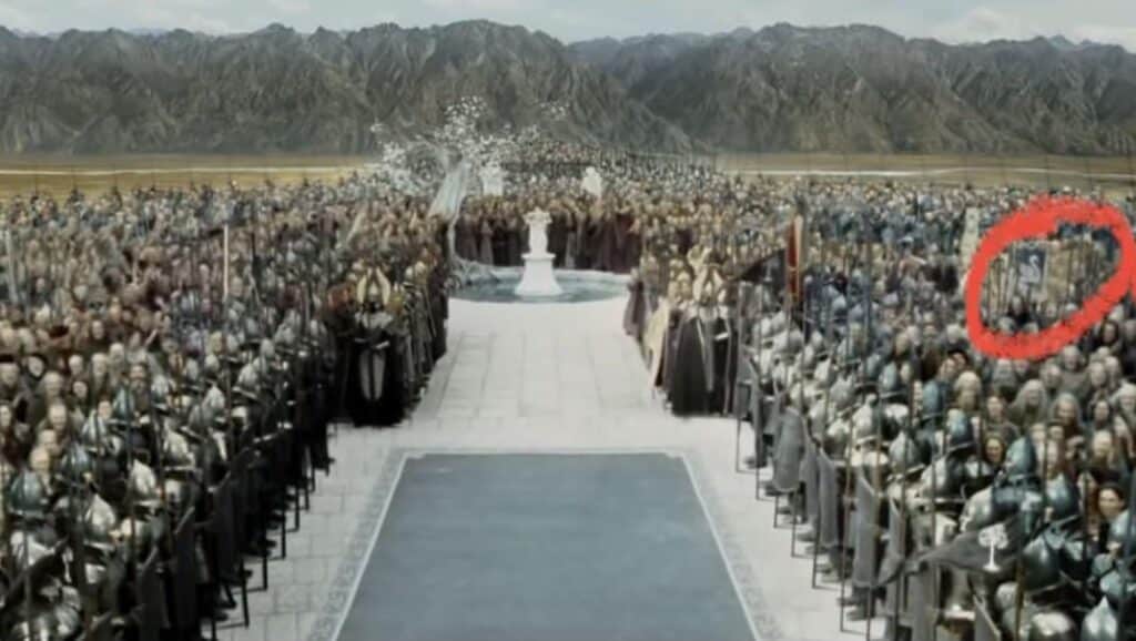 Stendardo di Dol Amroth (immagine tratta da Reddit)
